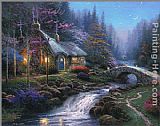 Twilight Cottage by Thomas Kinkade